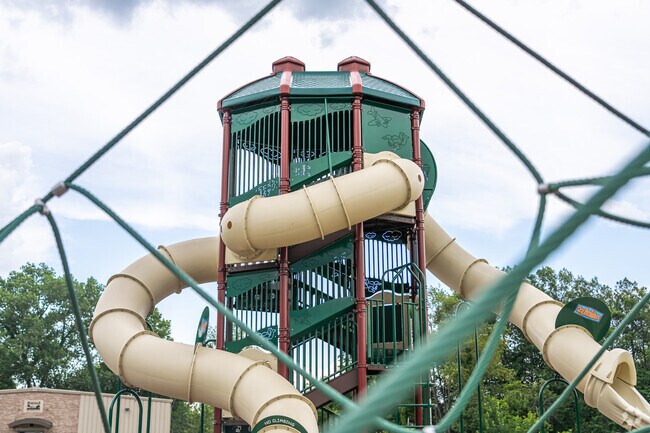 Haven Hollow Park features sports fields, multiple playgrounds, and a rock climbing wall.