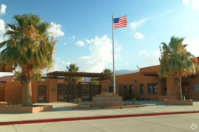 Oasis Elementary is a public school nestled in Thermal’s residential Oasis neighborhood.