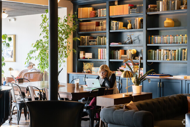 The Madison's Place in Madison Place neighborhood is a great spot for a morning coffee.