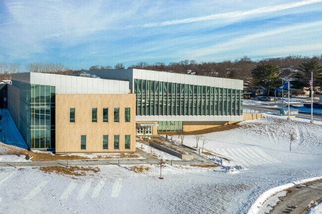 Papillion Landing in Papillion is a great place to play basketball and many other sports during the winter.