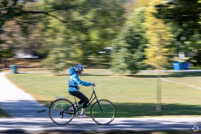 With miles of trails running through Margate Park, biking is a popular way to exercise.