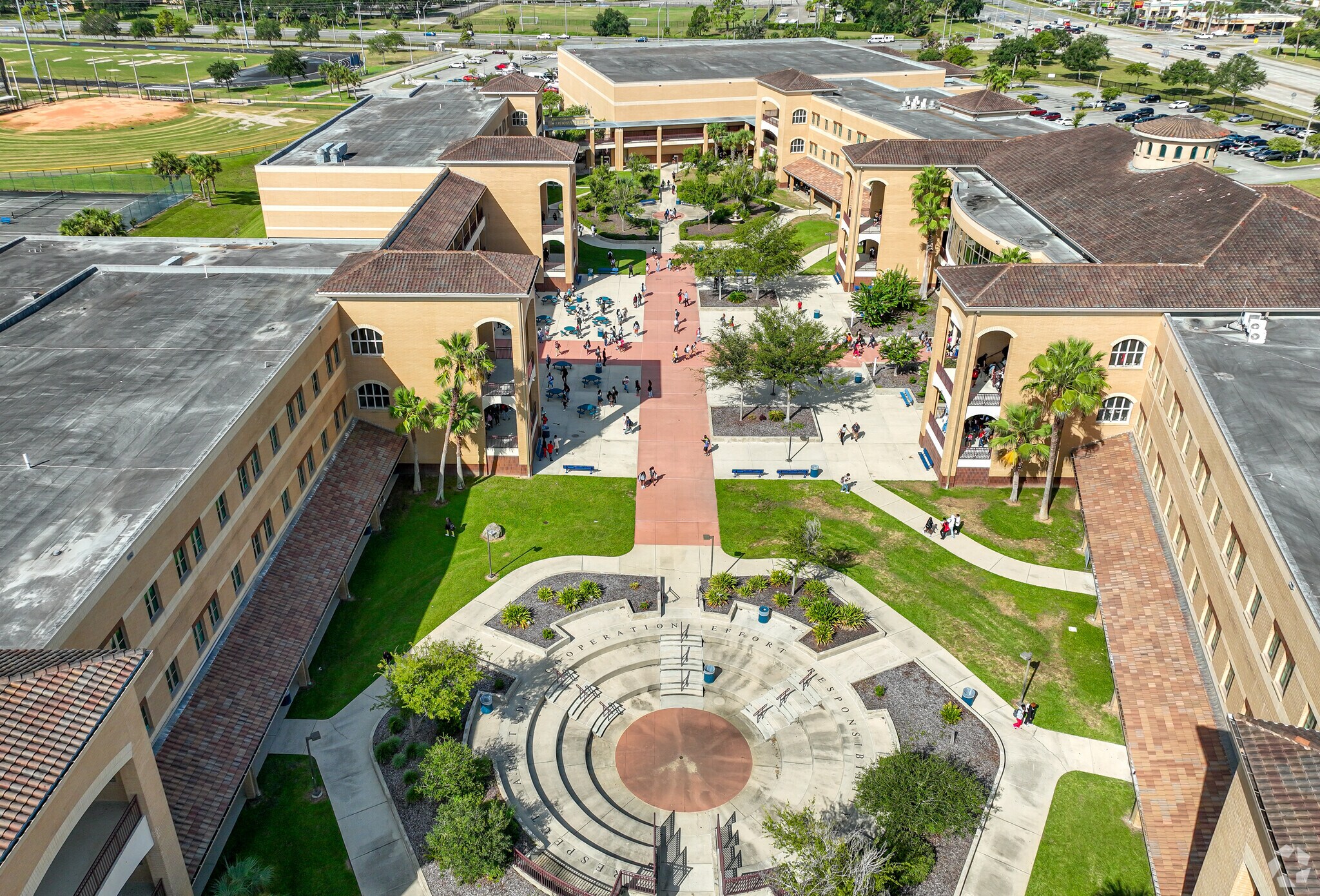 Mainland High School is a public high school serving the Grande Preserve One community.