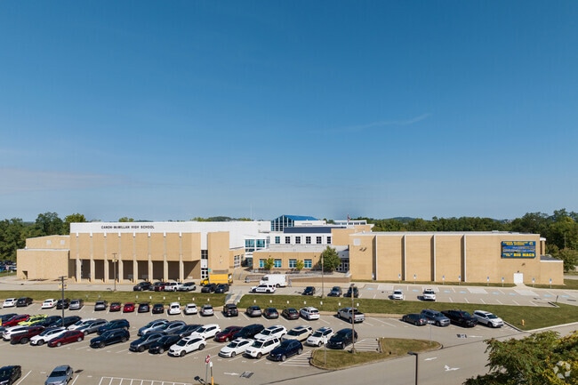 Canon McMillan High School in Lawrence educates over 1600 students every year.