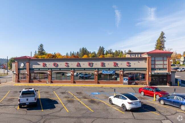 Rosauers market is the local grocery store near the Peaceful Valley neighborhood.