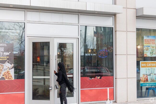 Just a few blocks South of Oliver are restaurants and retail near Johns Hopkins Medical Center.