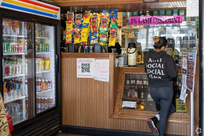 Grab a fresh pastry from the Walnut St. Cafe in Lower Boston Street.