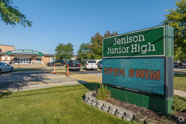 Jenison Junior High is located right next to the high school.