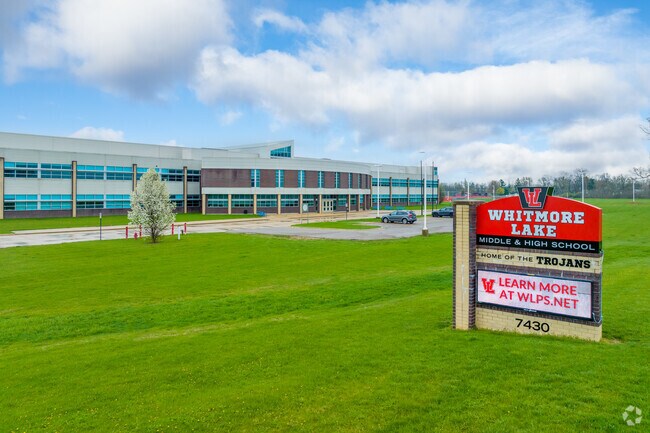 Whitmore Lake Middle and High School has 254 students in grades 7-12 according to Niche.com.