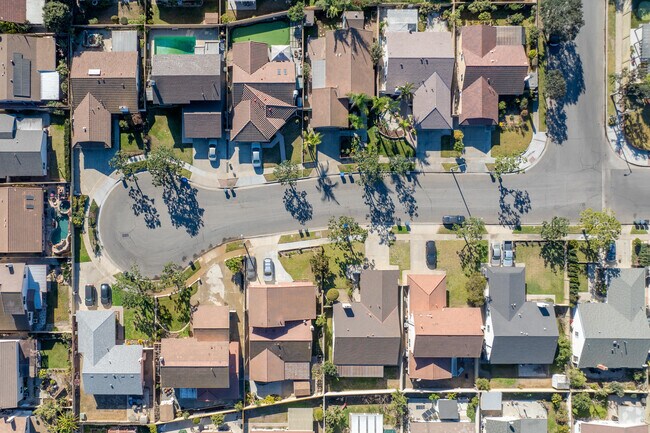 Quiet cul-de-sac in Cerritos, where neighborhood charm meets tranquility.