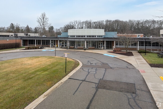 Berkshire Middle School provides easy drop-off and pick-up.