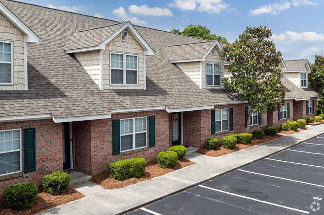 There are a few town home option in the Tanglewood neighborhood.