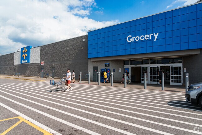 The Walmart in Hazelton provides Banks with groceries and home goods.