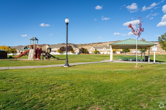 Children can go to the playground at Centennial Park.