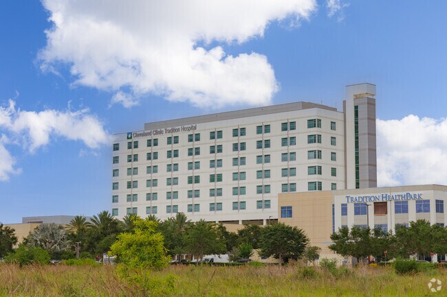 Cleveland Clinic Tradition Hospital ensures top-notch healthcare for Northport Village locals.