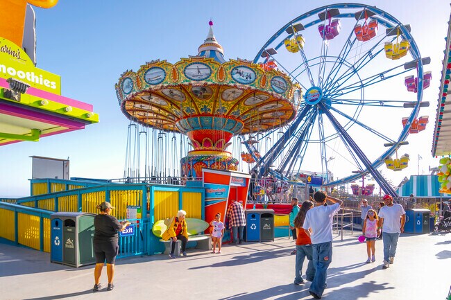 The Santa Cruz Boardwalk is a great place to take your family.