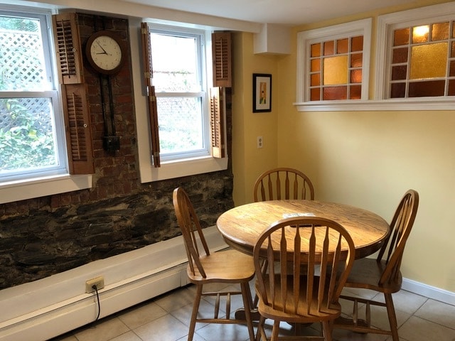 Bright and sunny eat-in-kitchen