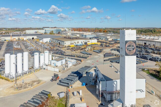 Metal manufacturers like Charter Steel provide jobs for Saukville residents.