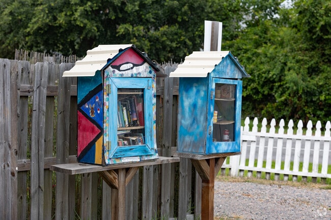 Take a book, leave a book at Whitemarsh Island's little library.