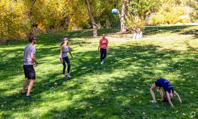 Get outside and be silly in the parks of Middle Shooks Run neighborhood.