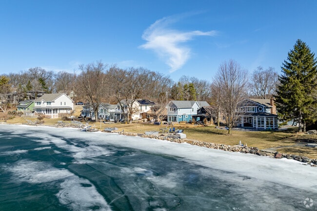 Lakefront homes may be common in Sylvan Township but often come at a premium.