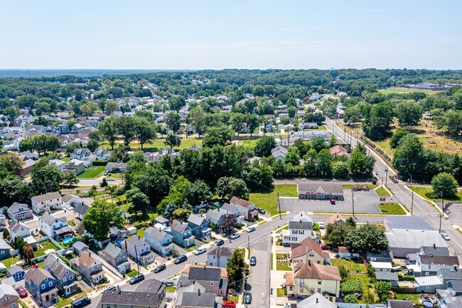 An aerial of the north side of South River, NJ.