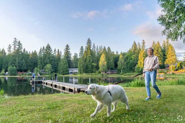 Take your dog for a walk or go fishing on the dock at Frank Mason Park in Granite Falls.