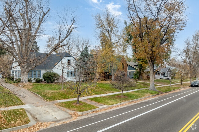 Tudor, ranch, and craftsman-style homes line the streets of Cranford.