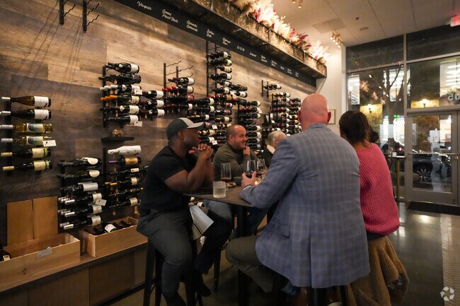 Ahso Cellars is a great place for friends to meet up after work.