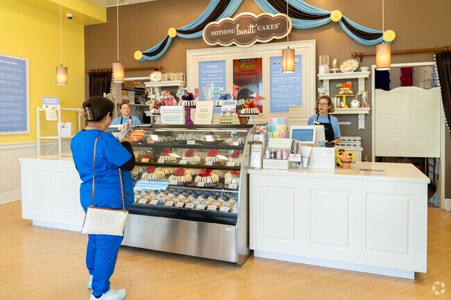Finding delightful treats for celebrations at Nothing Bundt Cakes in Cypress Creek Lakes.