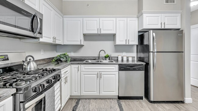 Say goodbye to dorm room snacks. Let our stainless-steel appliances and the ample storage fuel your newfound culinary passions.