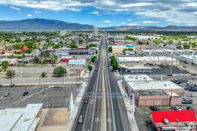 Central Avenue is one of the two roadways, which provides the community’s most direct connection with both downtown Albuquerque and Interstate 40.