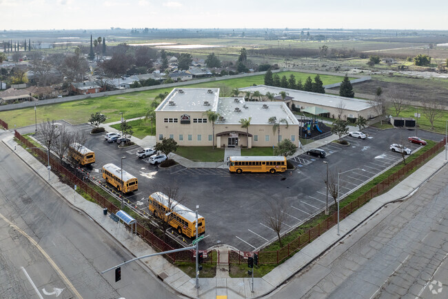 The campus of W.E.B DuBois Academy in Fresno.