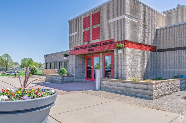 Apple Valley Community Center has indoor and outdoor facilities and is open to the public.