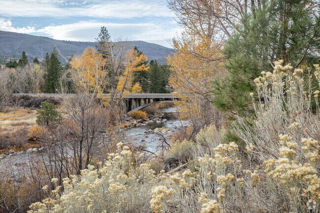Explore the shores of the Truckee River at Crystal Peak Park in Verdi.