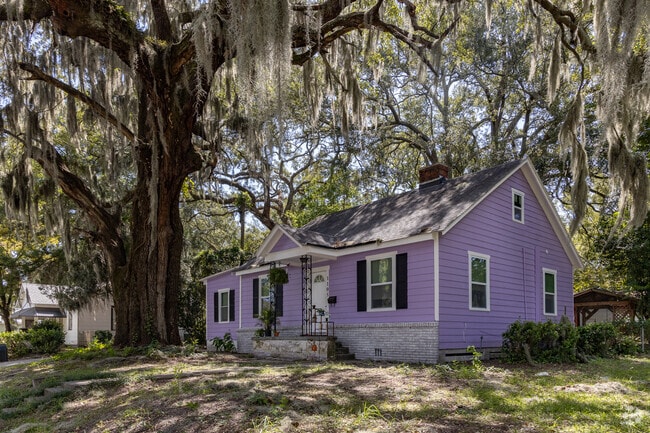 Colorful homes are abundant in South Garden.