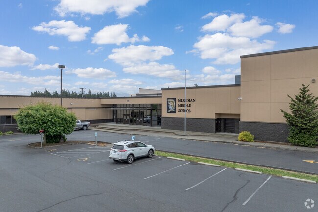Meridian Middle School entrance