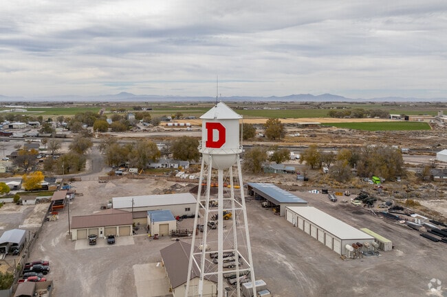 Delta’s water tower marks the town near Routes 50 and 6.