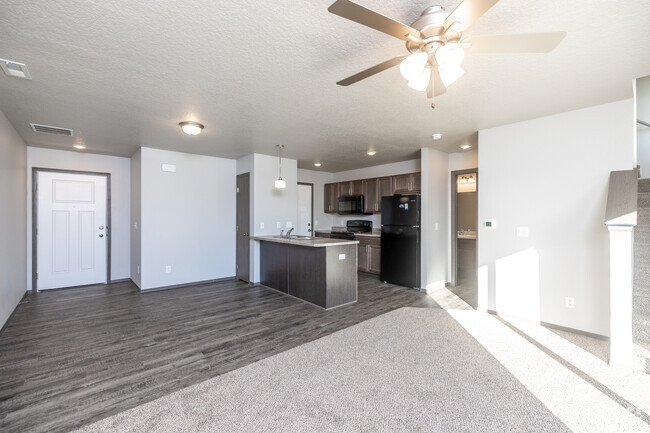 2BR, 1.5BA - Living Room