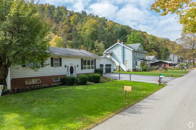 Houses in Howard have scenic viewes of the surrounding mountains.