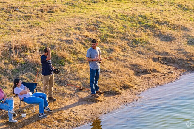 Lake Overholser is a great spot for fishing near Sycamore Creek.
