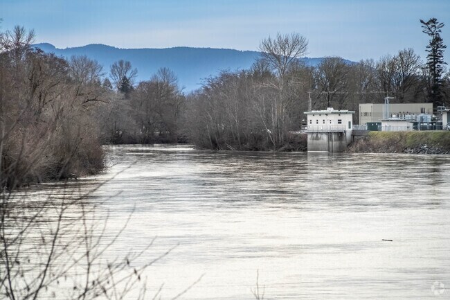 Ferndale experienced a major flood in recent years, and strengthen their levee system to avoid future issues.
