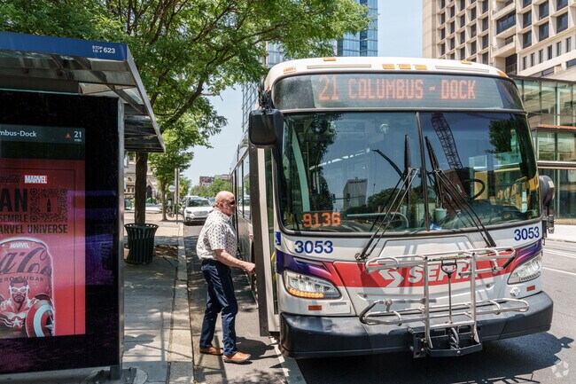Septa buses are ubiquitous through West Powelton and surrounding areas.