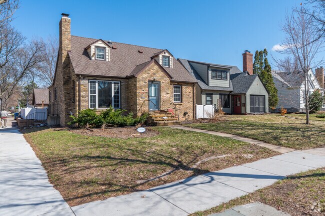 A cape cod with a brick exterior in the Windom neighborhood.