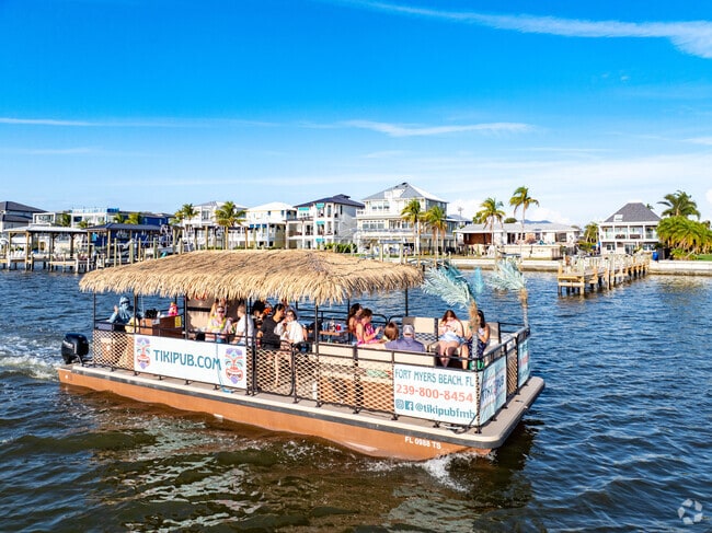 Tiki Tours offer scenic rides along the waters near Fort Myers Beach.