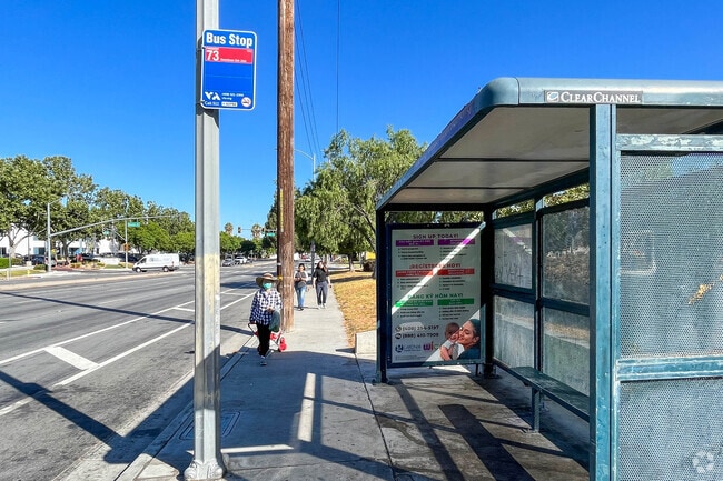 Bus Station 73 on Senter Road in Fairgrounds.