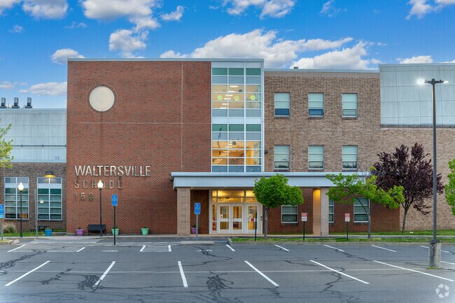 Waltersville Elementary School serves students in grades Pre-K through 8th in Bridgeport.