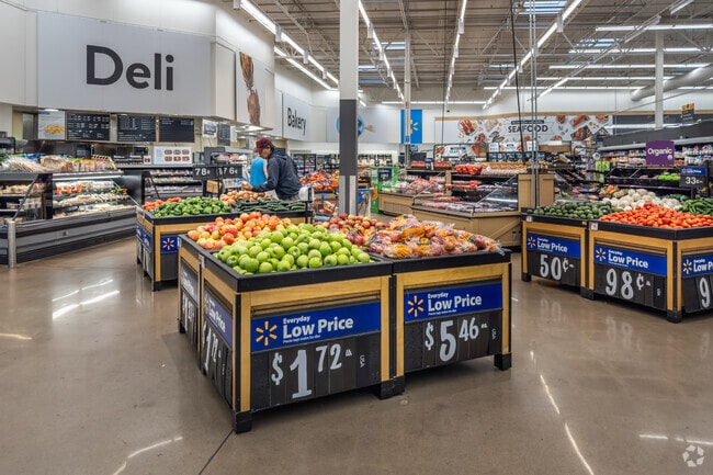 Within a few minutes from home, Cloverleaf residents can shop at Walmart.