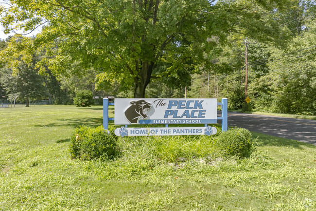 The Peck Place School is located at 500 Peck Lane in Orange, CT.