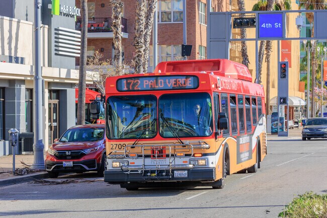 Long Beach Transit serves the neighborhood connecting to downtown and neighboring cities.