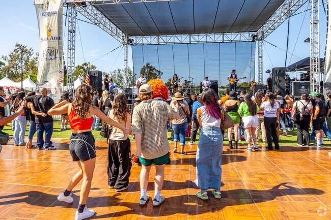 Santa Ana's annual Chicano Heritage Festival erupts on the Centennial Park Stage.